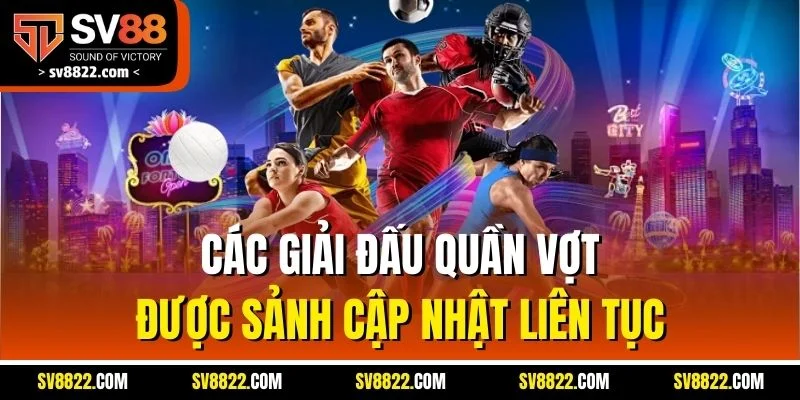 IM Sport Tại SV88 - Nơi Hội Tụ Những Trận Đấu Mãn Nhãn 3 Các giải đấu quần vợt được sảnh cập nhật liên tục