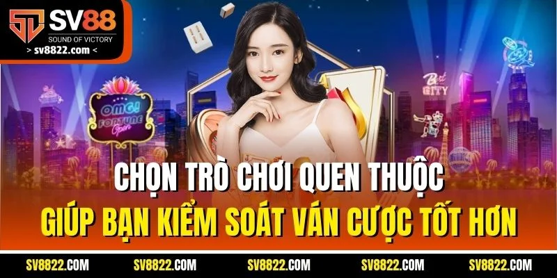 Evolution Gaming | Sảnh Game Hàng Đầu Với Loạt Trò Chơi Hot 5 Chọn trò chơi quen thuộc giúp bạn kiểm soát ván cược tốt hơn