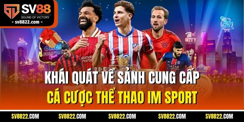 IM Sport Tại SV88 - Nơi Hội Tụ Những Trận Đấu Mãn Nhãn 2 Khái quát về sảnh cung cấp cá cược thể thao IM Sport