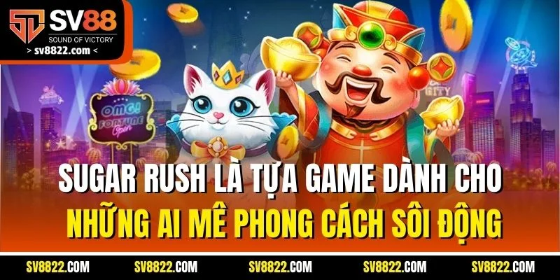 Pragmatic Play | Sảnh Game Đỉnh Cao Với Trải Nghiệm Hấp Dẫn 4 Sugar Rush là tựa game dành cho những ai mê phong cách sôi động